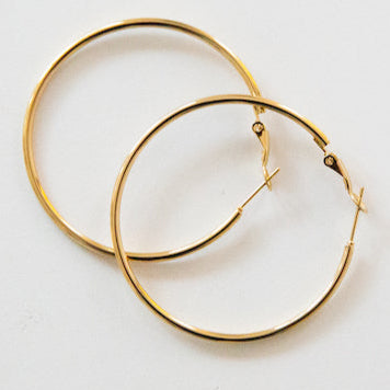 The Holly Hoop - Gold , 1.5 Inch